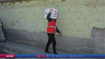Silopi'de ihtiya&ccedil; sahibi ailelere gıda desteği