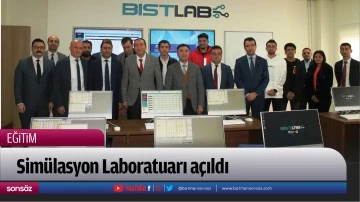 Sim&uuml;lasyon Laboratuarı a&ccedil;ıldı