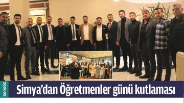 SİMYA&rsquo;DAN &Ouml;ĞRETMENLER G&Uuml;N&Uuml; KUTLAMASI 