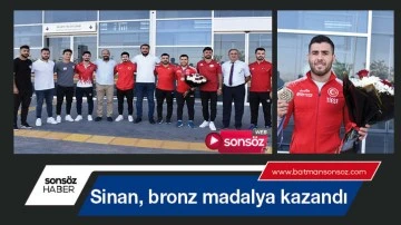 Sinan, bronz madalya kazandı