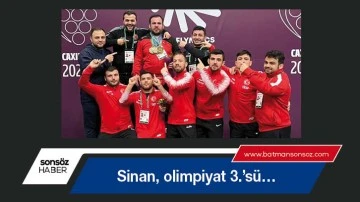 Sinan, olimpiyat 3.&rsquo;s&uuml;&hellip;
