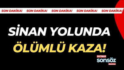 Sinan yolunda &ouml;l&uuml;ml&uuml; kaza!