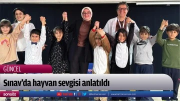 Sınav&rsquo;da hayvan sevgisi anlatıldı