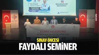 Sınav &ouml;ncesi faydalı seminer&hellip;