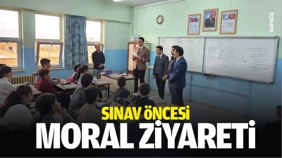 Sınav &ouml;ncesi moral ziyareti&hellip;