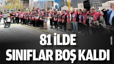 Sınıflar boş kaldı