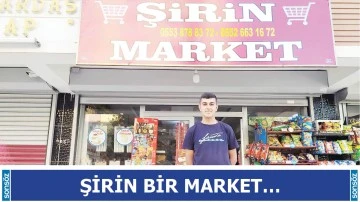 Şirin bir market&hellip;
