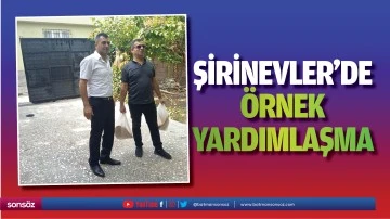 Şirinevler&rsquo;de &ouml;rnek yardımlaşma..