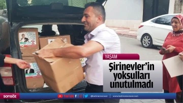 Şirinevler&rsquo;in yoksulları unutulmadı