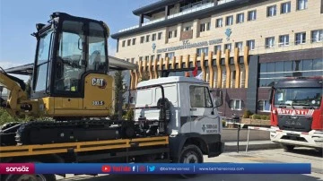 Şırnak Belediyesi 4 yeni aracı filosuna kattı