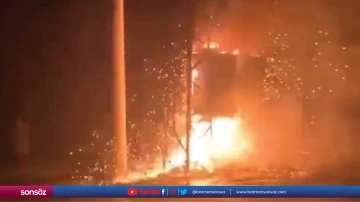 Şırnak'ta elektrik trafosunda &ccedil;ıkan yangın s&ouml;nd&uuml;r&uuml;ld&uuml;