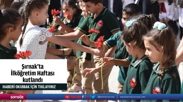Şırnak'ta İlk&ouml;ğretim Haftası kutlandı
