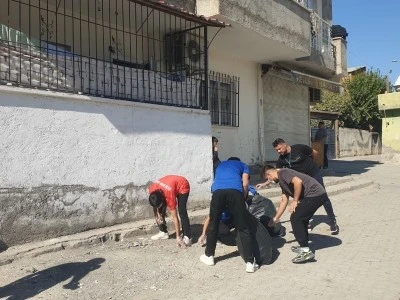 Şırnak'ta &ouml;ğrenciler &ccedil;evre temizliği yaptı