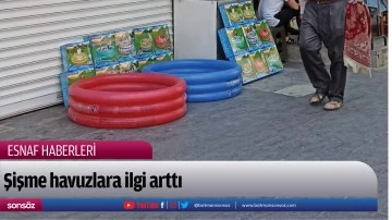Şişme havuzlara ilgi arttı