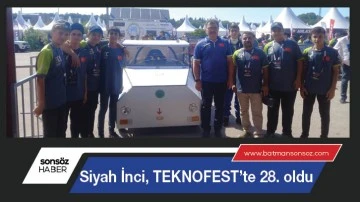 Siyah İnci, TEKNOFEST&rsquo;te 28. oldu