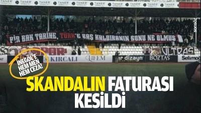 Skandalın faturası kesildi: İneg&ouml;l&rsquo;e hem men hem ceza!