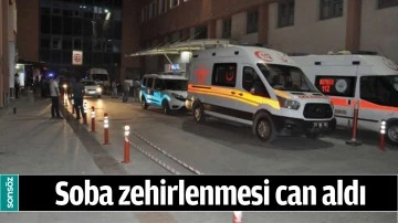 Soba zehirlenmesi can aldı