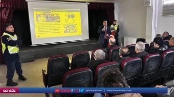Şof&ouml;rler bilgilendirildi