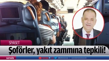 Şof&ouml;rler, yakıt zammına tepkili!