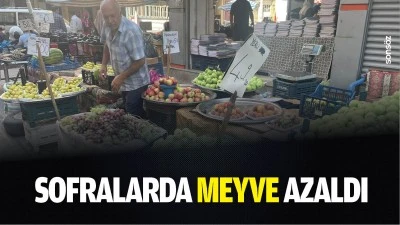 Sofralarda meyve azaldı