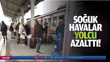 Soğuk havalar yolcu azalttı!