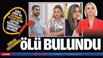 Sokak ortasında &ouml;l&uuml; bulundu