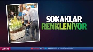 Sokaklar renkleniyor