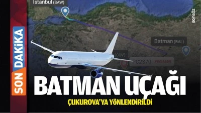 Son Dakika: Batman U&ccedil;ağı &Ccedil;ukurova&rsquo;ya y&ouml;nlendirildi
