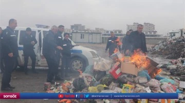 Son kullanma tarihi ge&ccedil;miş &uuml;r&uuml;nler imha edildi