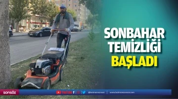 Sonbahar temizliği başladı