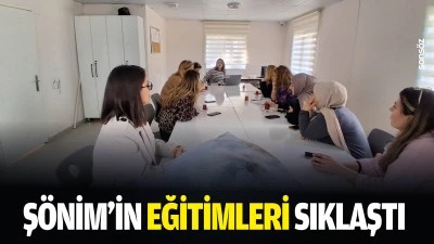 Ş&Ouml;NİM&rsquo;in eğitimleri sıklaştı
