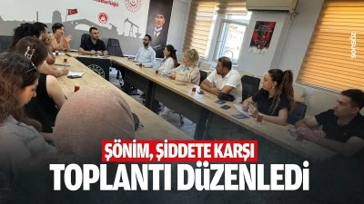 Ş&Ouml;NİM, şiddete karşı toplantı d&uuml;zenledi