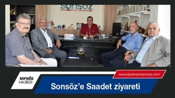 Sons&ouml;z&rsquo;e Saadet ziyareti
