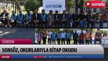 Sons&ouml;z, okurlarıyla kitap okudu
