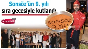 Sons&ouml;z&rsquo;&uuml;n 9. yılı sıra gecesiyle kutlandı