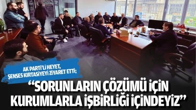 Sorunların &ccedil;&ouml;z&uuml;m&uuml; i&ccedil;in kurumlarla işbirliği i&ccedil;indeyiz