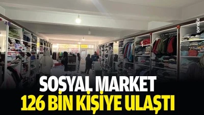 Sosyal Market, 126 bin kişiye ulaştı