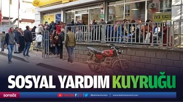 Sosyal yardım kuyruğu