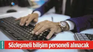 S&Ouml;ZLEŞMELİ BİLİŞİM PERSONELİ ALINACAK