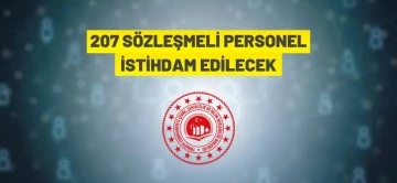 S&ouml;zleşmeli destek personeli alınacak