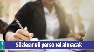 S&Ouml;ZLEŞMELİ PERSONEL ALINACAK 