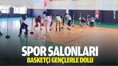 Spor salonları basket&ccedil;i gen&ccedil;lerle dolu