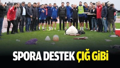 Spora destek &ccedil;ığ gibi&hellip;