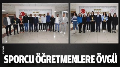 Sporcu &ouml;ğretmenlere &ouml;vg&uuml;