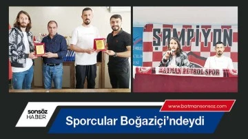 Sporcular Boğazi&ccedil;i&rsquo;ndeydi