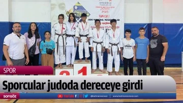 Sporcular judoda dereceye girdi