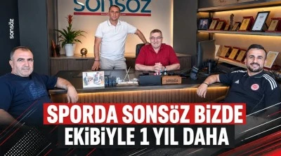 Sporda Sons&ouml;z Bizde ekibiyle 1 yıl daha