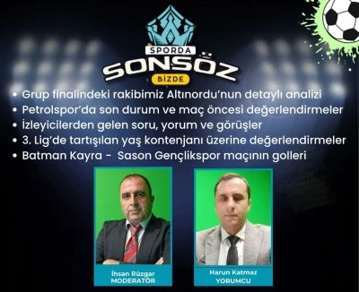 Sporda Sons&ouml;z Bizde - &Ouml;zel Program