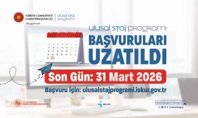 Staj başvuruları uzatıldı!