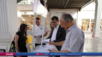 Stratejik Plan i&ccedil;in kurulan stantları gezdi